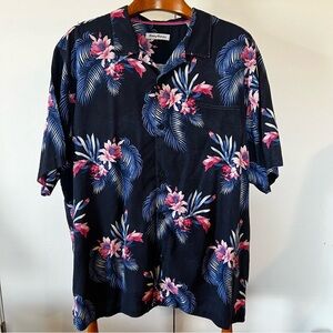 Tommy Bahama Men's XXL-XL Nassau Blooms Camp Shirt 100% Silk TB93